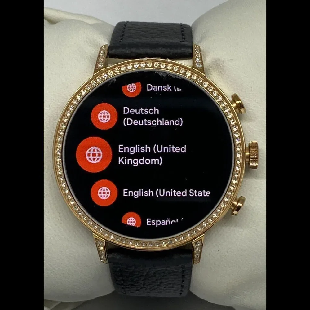 Fossil Gen 4 Authentic Digital Dial Smart Watch Custom Band FTW6011 DC516